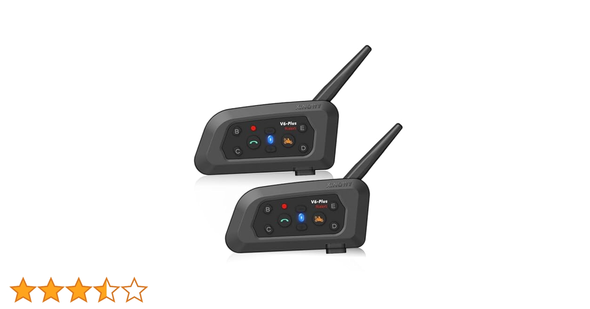 バイクインカム XiNOWY V6 PLUS（Type-C）2台組 Amazon.co.jp: バイク用 インカム 最大6人連接 2人同時通話 V6